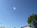 W1AW-11 APRS balloon floats upward after being released by a participant in ARRL’s Youth Rally. It can be tracked at aprs.fi. [Rich Moseson, W2VU, photo]